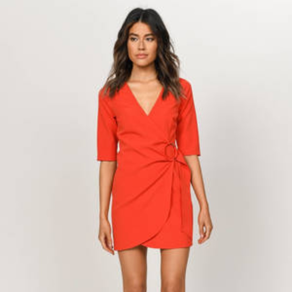 Golden Hour Blazer Wrap Dress